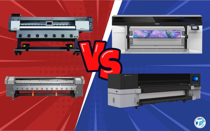 Nên sử dụng máy in bạt truyền thống hay chuyển đổi sang máy in UV hiện đại?